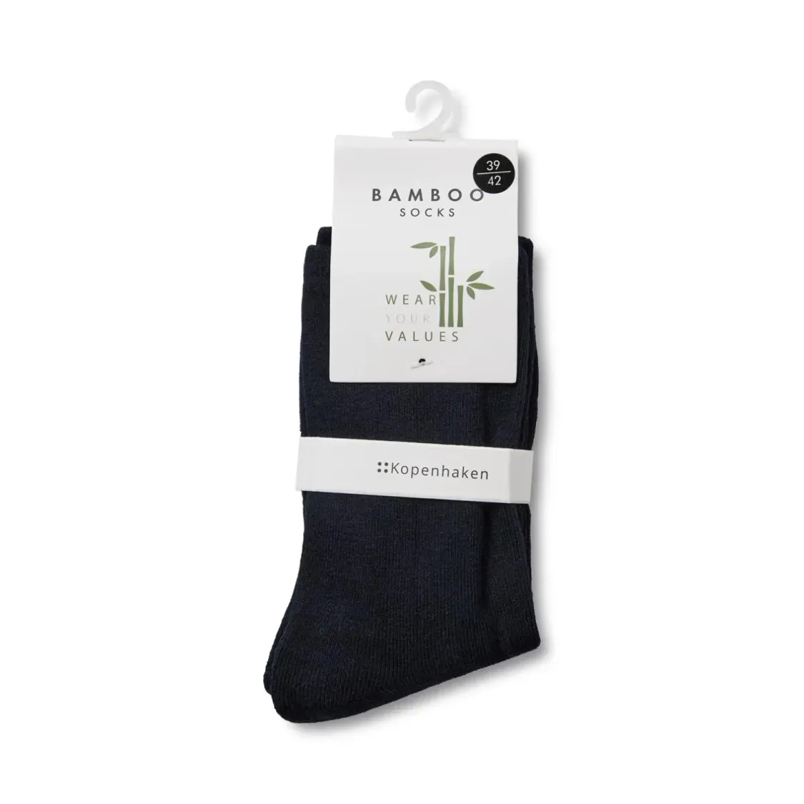 1-kopenhaken bambus-strømpe